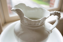porcelain pitcher 