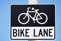 Bike Lane street sign 