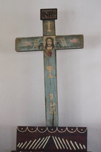 handmade wooden cross in Mexico 