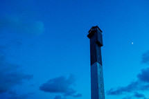 lighthouse against a sky 