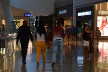 People walking through the Miracle Mile Mall in Las Vegas