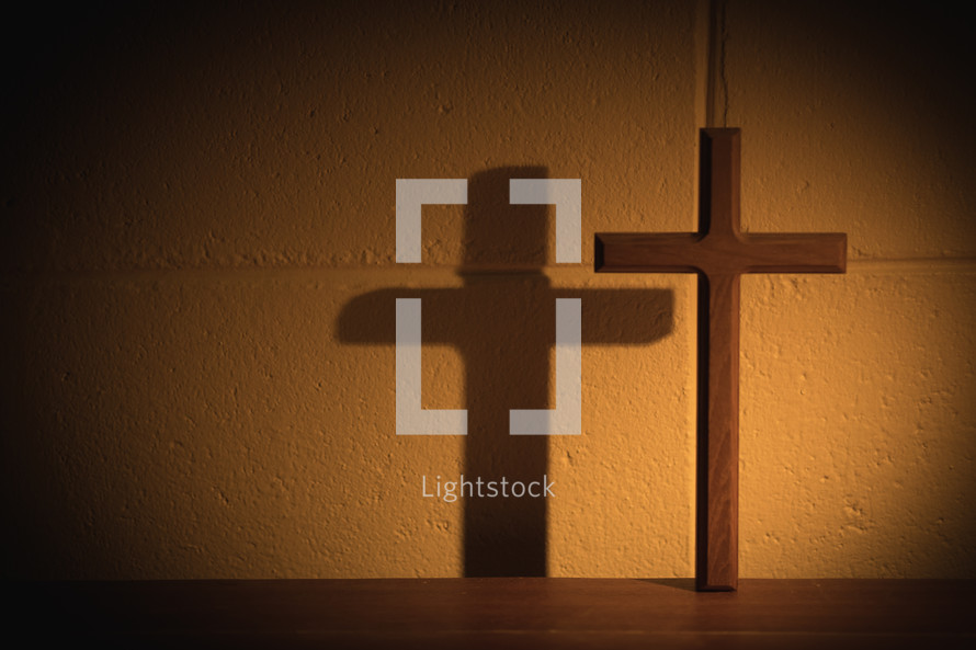 cross with shadow 