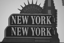 New York, New York sign in Las Vegas, NV 