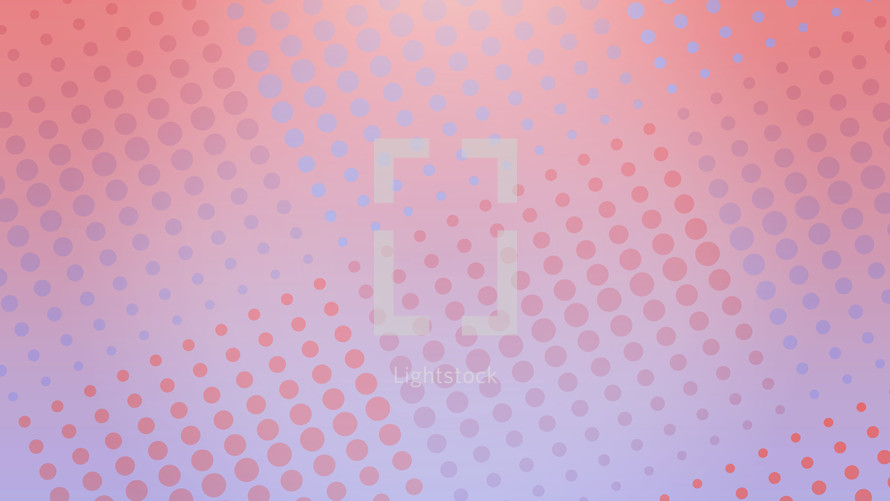 pink and blue dots on pink background 