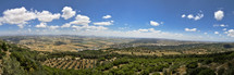 Panoramic view from Mount Carmel looking down at the Kishon River where the famous story of Elijah and the Baal Prophets took place