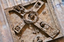 stone cross engraving 