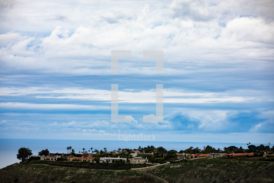 homes along the Orange County shoreline 