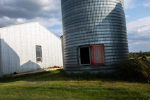 grain bin on farm