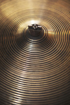 close up of cymbals 