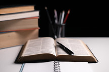 Stack of books, Bible