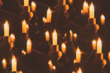 candles and flames pattern 