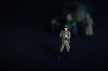 miniature people figurines - military 
