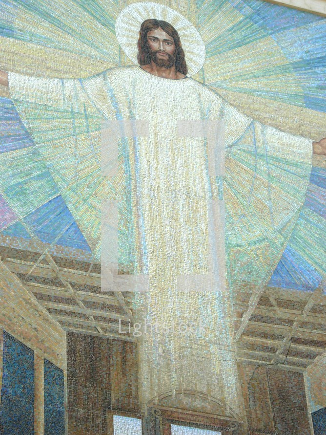 Jesus mural 