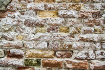 weathered bricks in Venice 