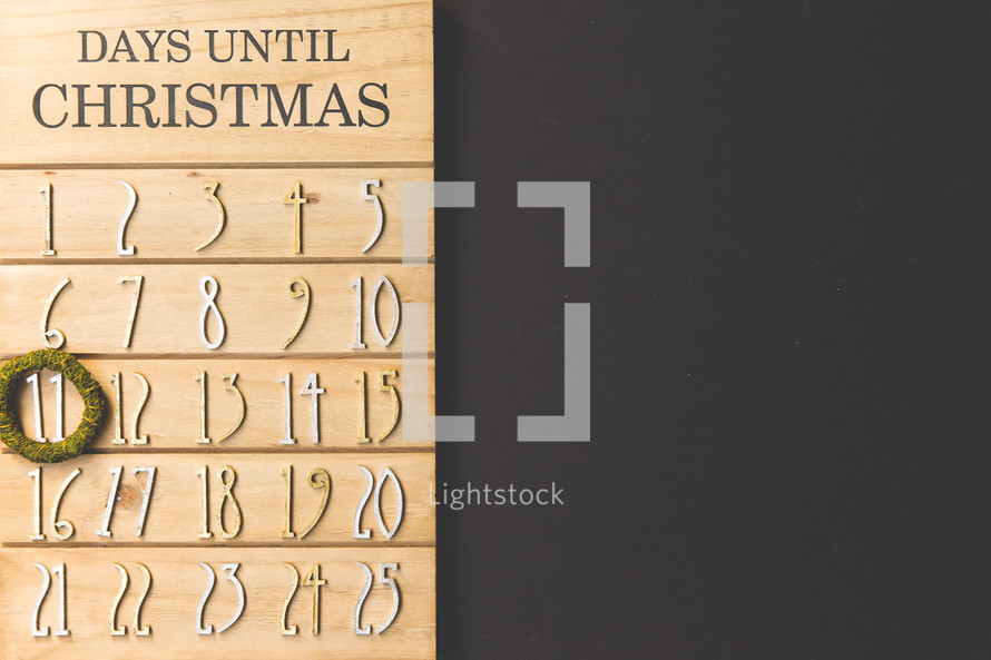 December 11th on a Christmas Advent calendar 