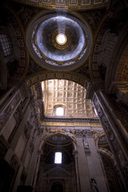 sunlight through a Cathedral dome