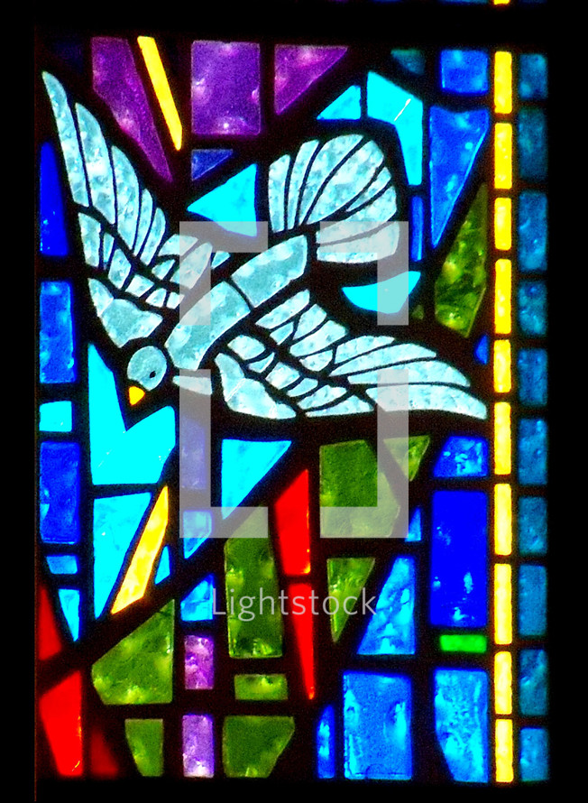 One of my favorite verses is found in Luke 3:22 when it describes the Holy Spirit descending from Heaven like a Dove after Jesus was baptized. There is a stained glass window in my church that illustrates this verse and it always brings me great joy and peace to see it. When I think of the Holy Spirit, I think of peace, comfort and assurance that keeps us company and abides with us. "and the Holy Spirit descended on him in bodily form like a dove. And a voice came from heaven: "You are my Son, whom I love; with you I am well pleased. - Luke 3:22. 