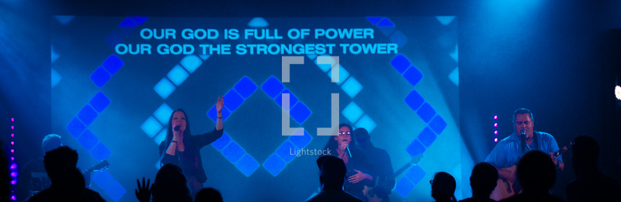 Our God is full of power, Our God the strongest tower 