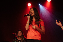 musicians on stage performing worship music 