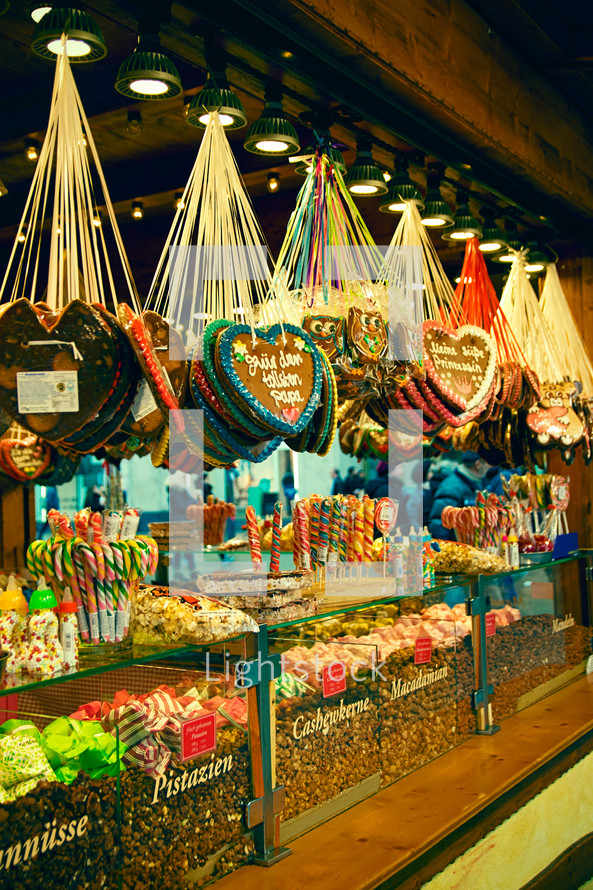 New Year's sweets at the Berlin street market