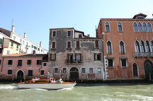 water taxi in Venice