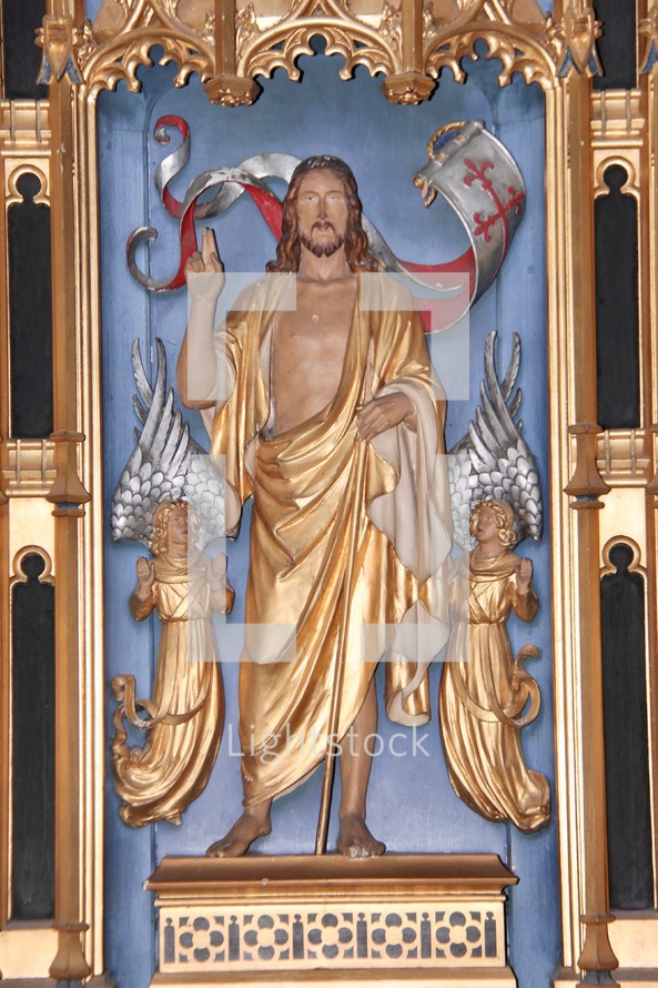 statue of Jesus  