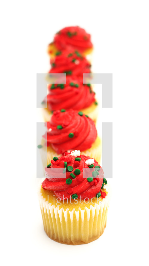 Christmas cupcakes 