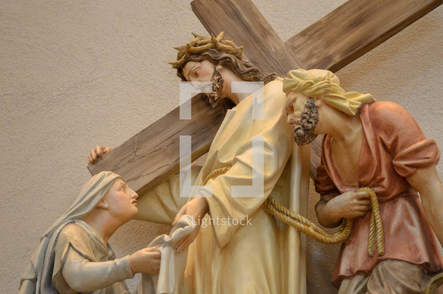 the crucifixion - stations of the cross