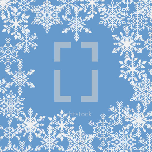 Download Snowflake border — Vector — Lightstock