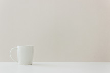 coffee mug on a white background 