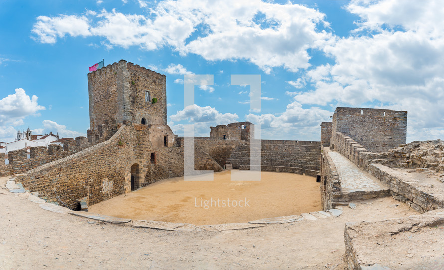 medieval Castle of Monsaraz in the Alentejo, Portugal.