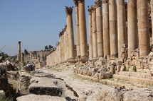 Ruins of the city of Jerash