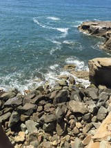 ocean, rocks, coastline 