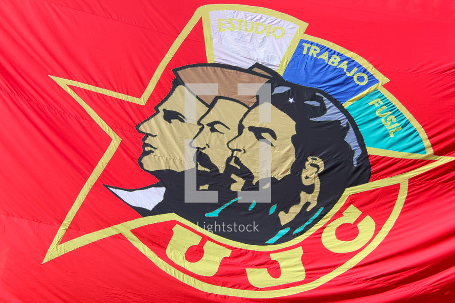 Communist Revolution UJC flag