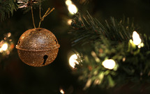 bell on a Christmas tree 