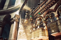Inside the Church of the Holy Sepulcher