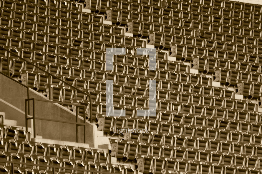 seats in a stadium 