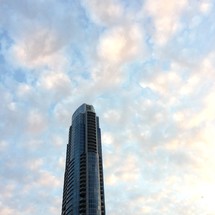Top of a skyscraper.