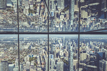 Mega City Reflection Background