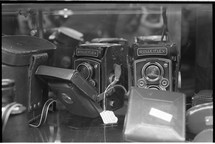 Antique cameras.