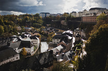 aerial view of Luxembourg
