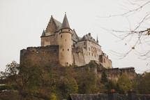 Vianden Castle  Chateau de Vianden Luxembourg
