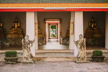 Entrance to a Hindu Temple in Thailand. 