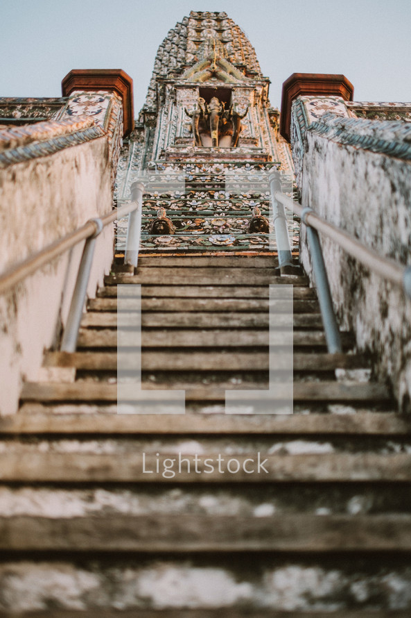 steps to a temple 
