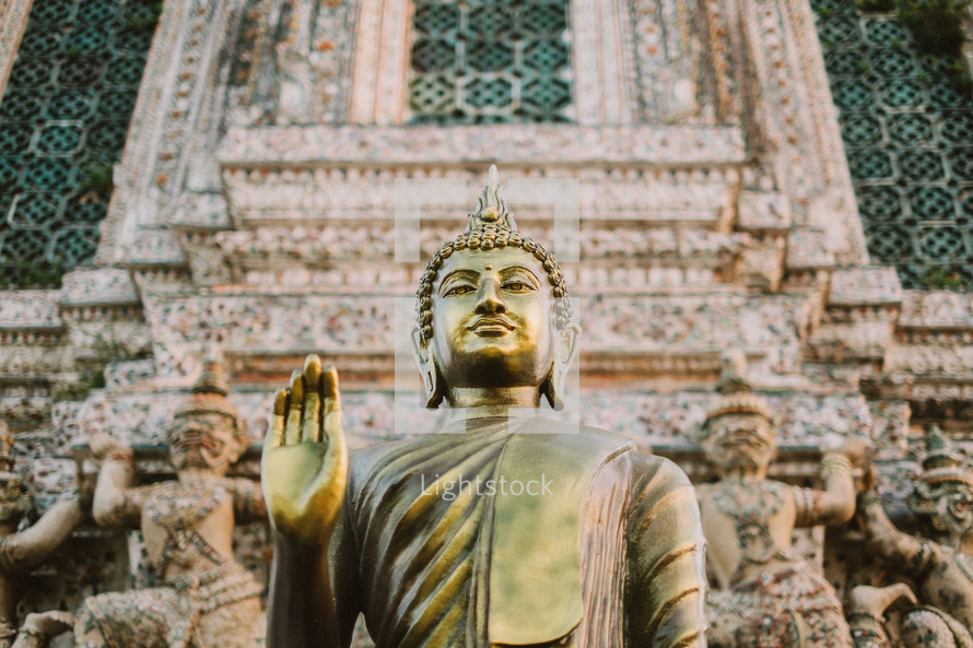 gold Buddha statue 