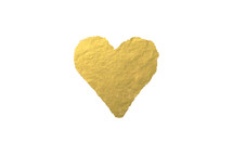 gold foil heart 