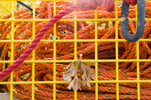 rope and cage, fishing gear