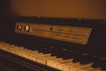 keys on a keyboard in a Recording Studio