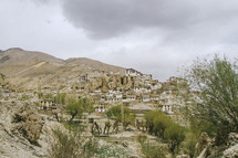village on a mountain side