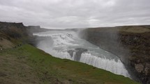 Gulffoss Waterfall In the iceland